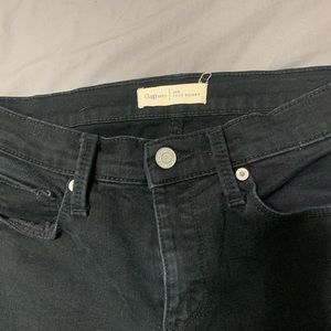 black gap sculpt jeans, size 28